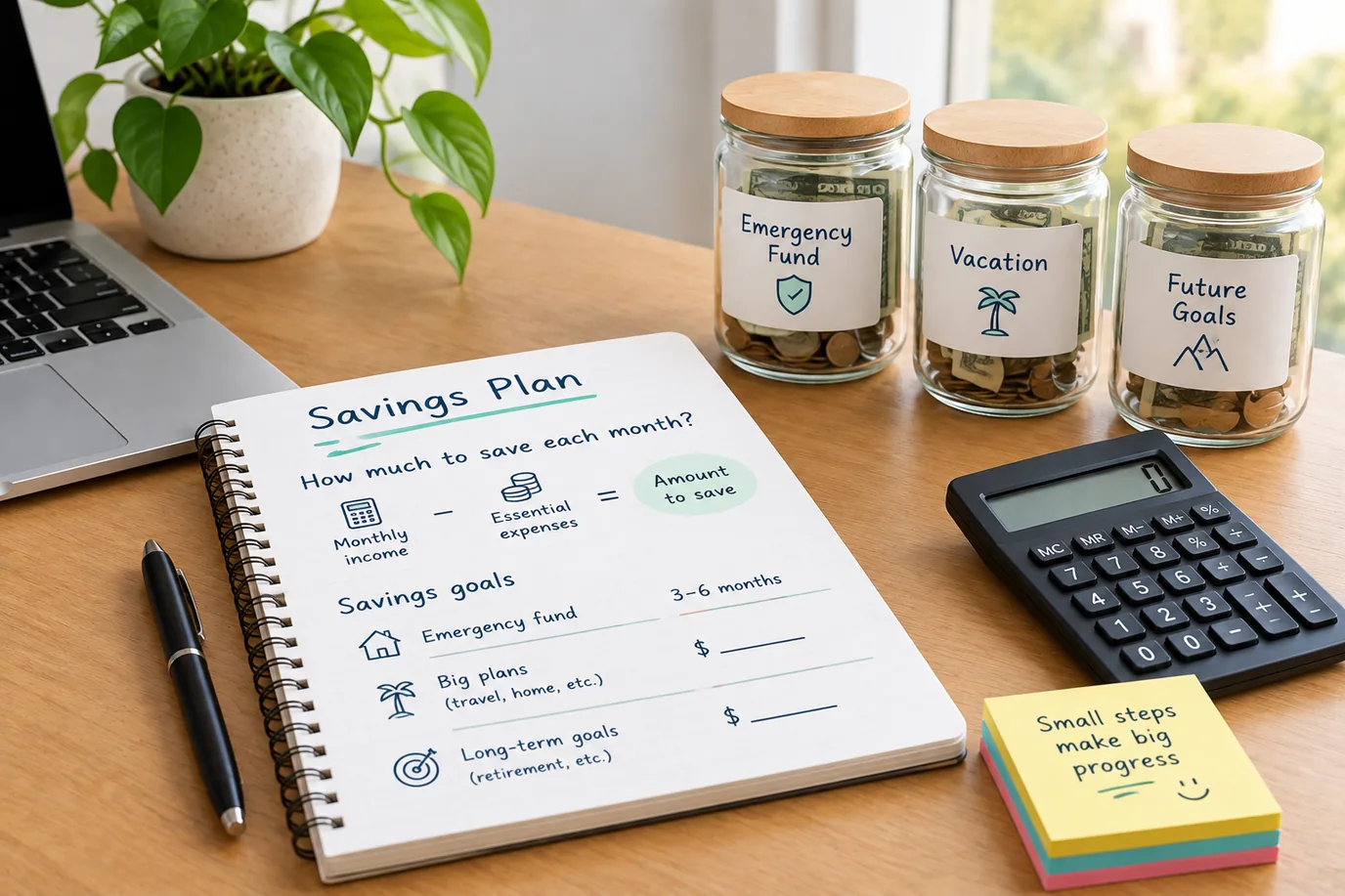 How Much Should You Save Each Month to Reach a Savings Goal? Emergency Fund and Beyond