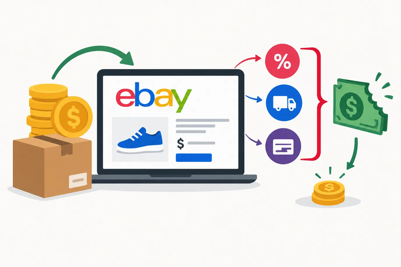 Reselling on eBay: How to Price Items and Choose What to Buy So Fees and Shipping Do Not Eat Your Profit